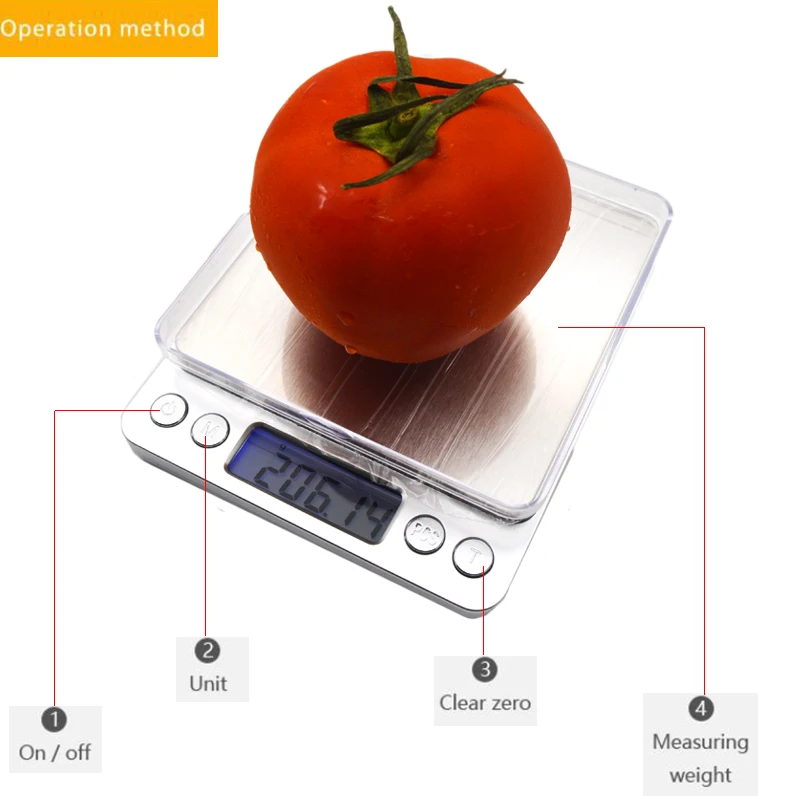 NEW 500/0.01g chargeable Portable Mini Electronic Digital Scales Pocket Case Postal Kitchen Jewelry Weight Balance Scale
