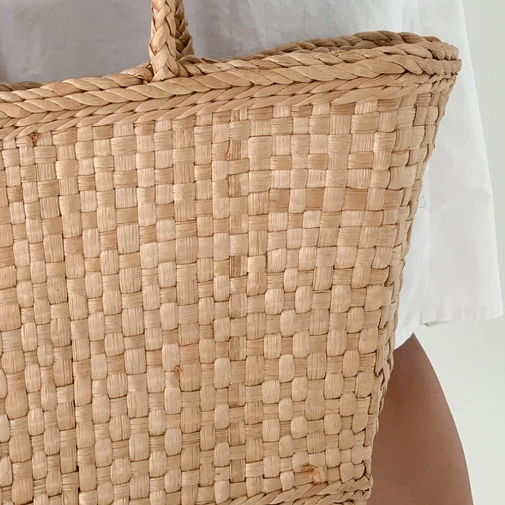 Lovely Water hyacinth Handbag, Wicker Tote Bag, straw bag in Vietnam wholesale 2021