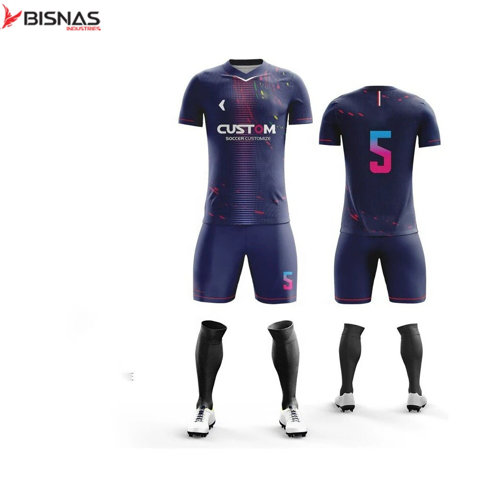Customized high quality sublimation soccer jersey uniform men soccer jersey set sublimate jersey soccer 2021