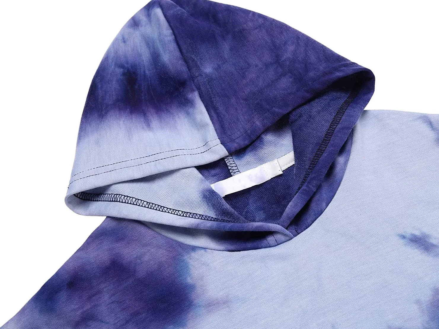 Girls Tie Dye Hoodies Sweatshirts Loose Casual Long Sleeve Pullover Hooded With Pockets Women Tie Dye Hoodies