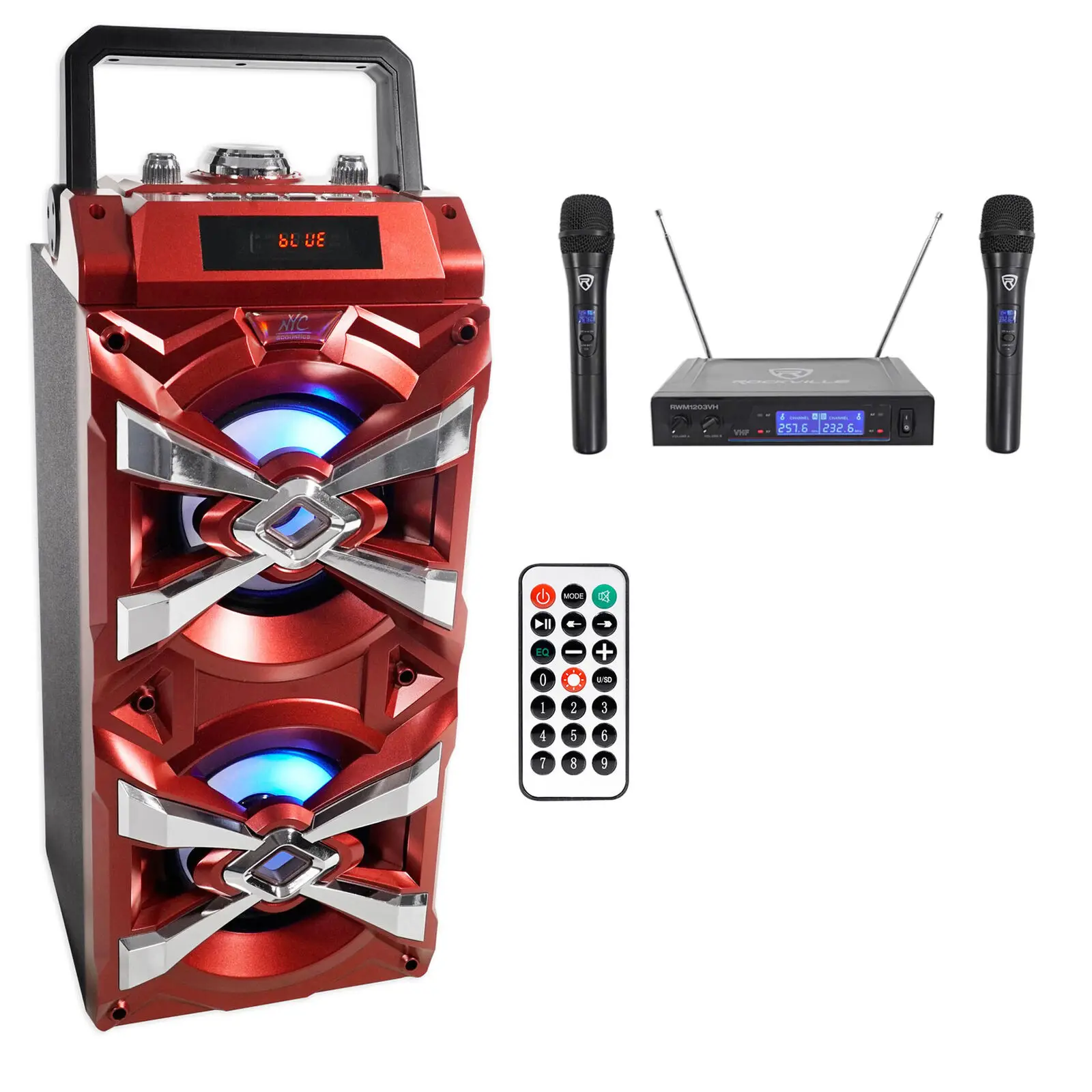 
New NYC Acoustics X-Tower Blue tooth Karaoke Machine System 