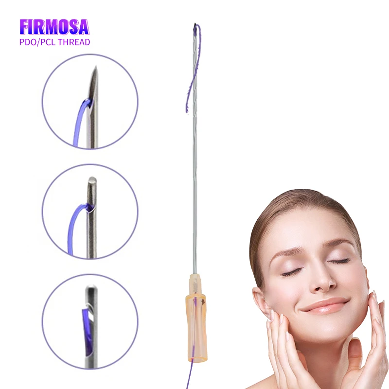 Firmosa pdo thread face lifting  lift pcl Thread pdo cog thread 3D 4D 6D 8D 19G 18G 100mm for facelift
