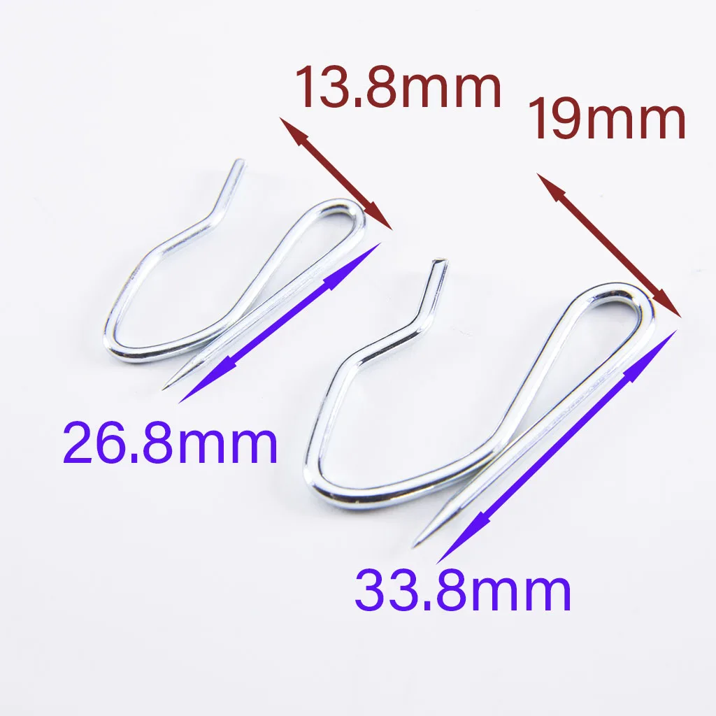 Taiwan Made 26.8mm Drapery hook for Window Curtain