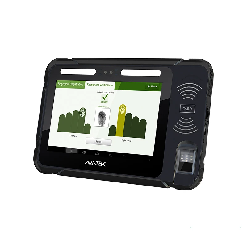 Reliable Face Recognition Fingerprint Scanner NFC Tablet Manufacturer for Homeland Security Law Enforcement Android Tab Rugged