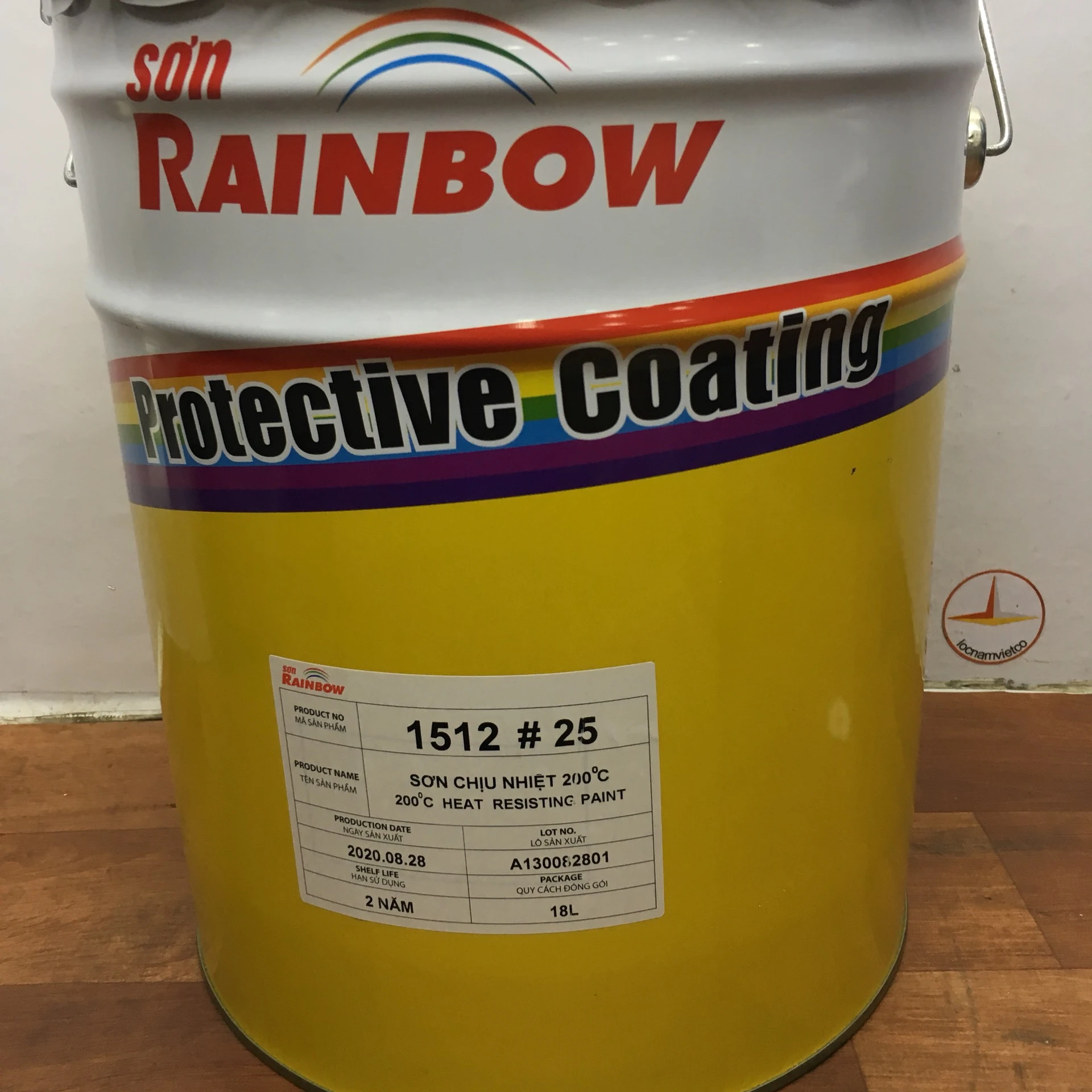 Теплостойкая краска, 200 градусов C для обезжиривания генераторов, дымовых труб и других высокотемпературных химических и стальных работ