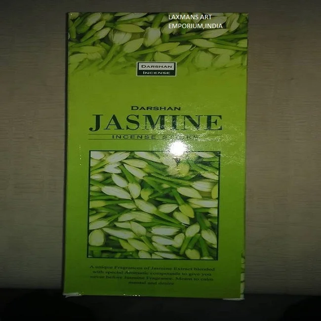 New Darshan Brand Rose Sandal Jasmine Perfumed Incense Sticks Hexagonal Pack Wholesale Supplier From India