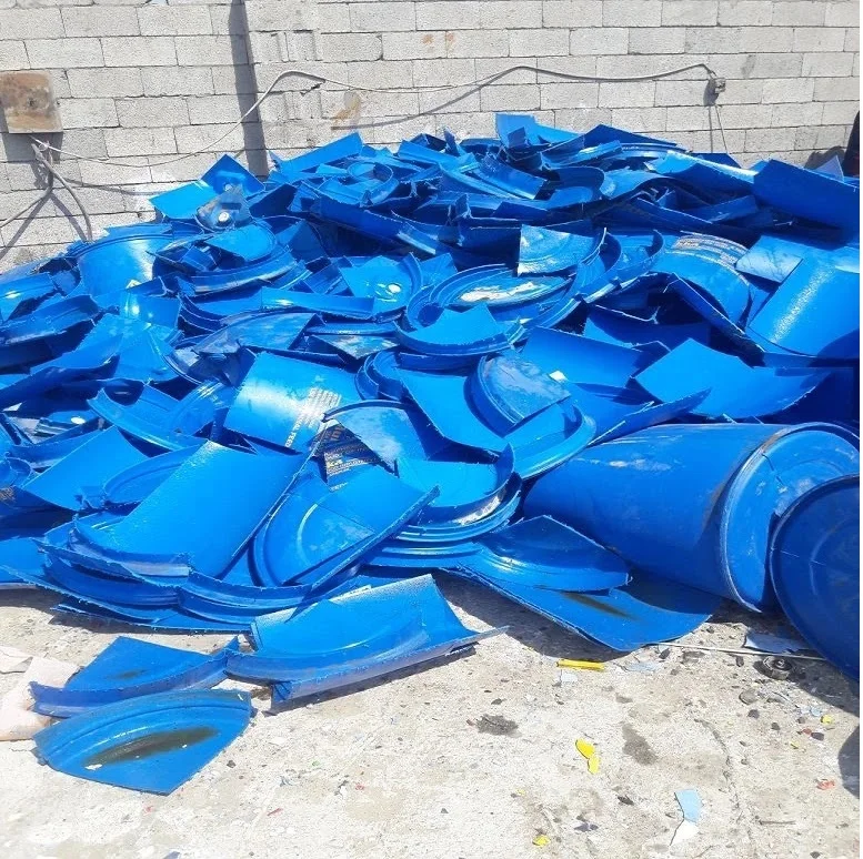 100% Quality hdpe drum regrind/hdpe blue drums flakes