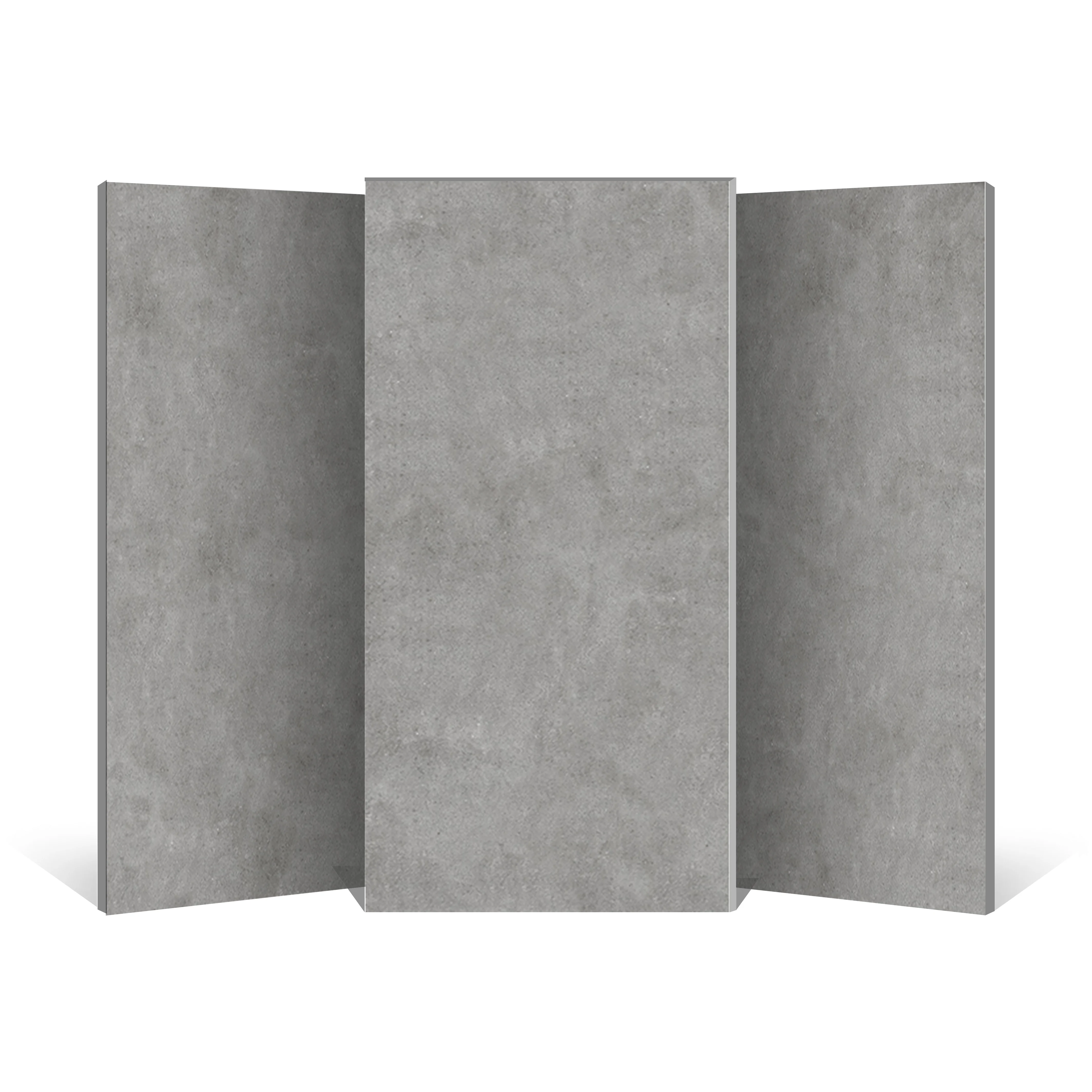 
600x1200 size Rustic glazed matt full body grey floor tiles 