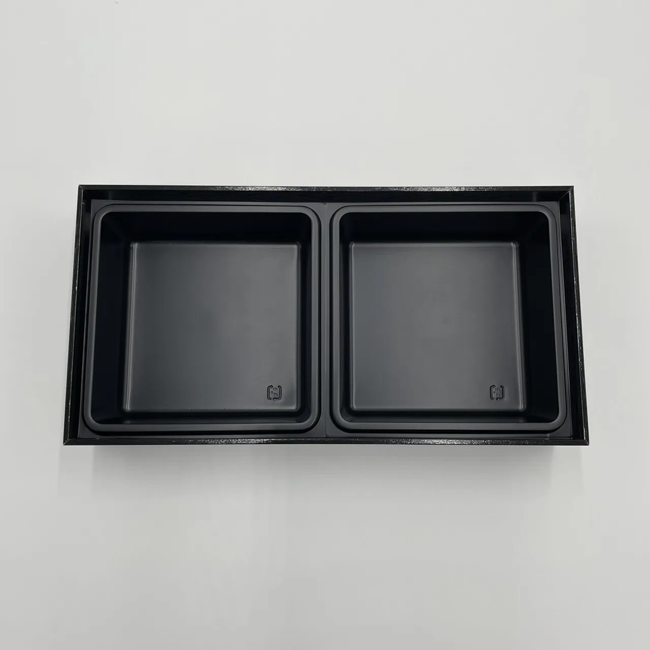 Disposable food container designer bento box with compartment sushi restaurant  hotel to go delivery meals 0-1L