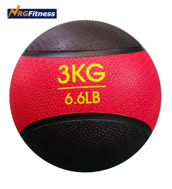 
Custom Taiji Rubber Medicine Weight Ball for Fitness Custom Size in Red / Blue / Green / Purple / Gray / Black / Yellow 