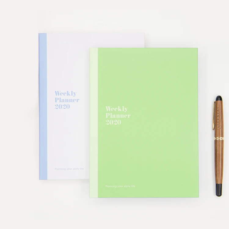 Custom print on demand weekly planner hardcover