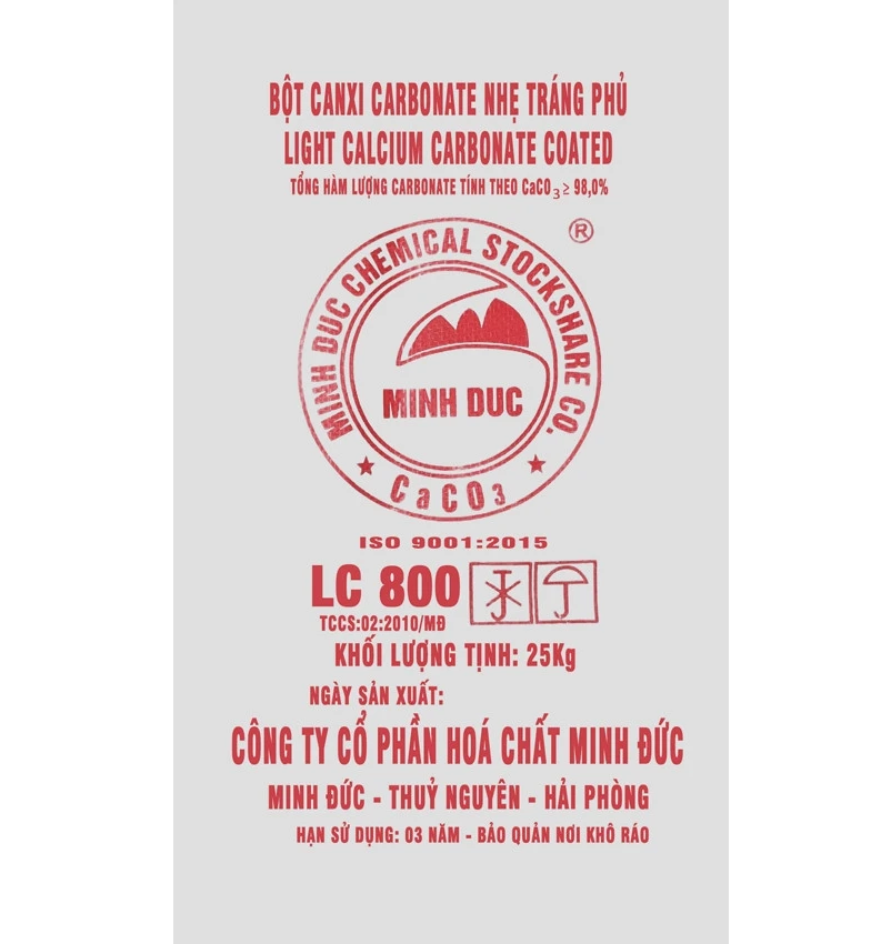 Caco3 с покрытием, экологически чистый Карбонат Кальция