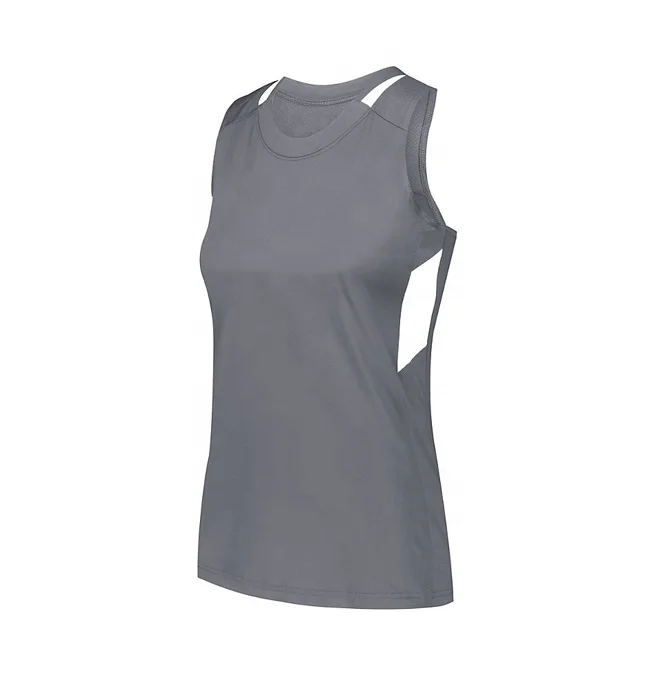 Custom made top quality professional tennis sleeve less jersey sportswear tennis clothes quality product