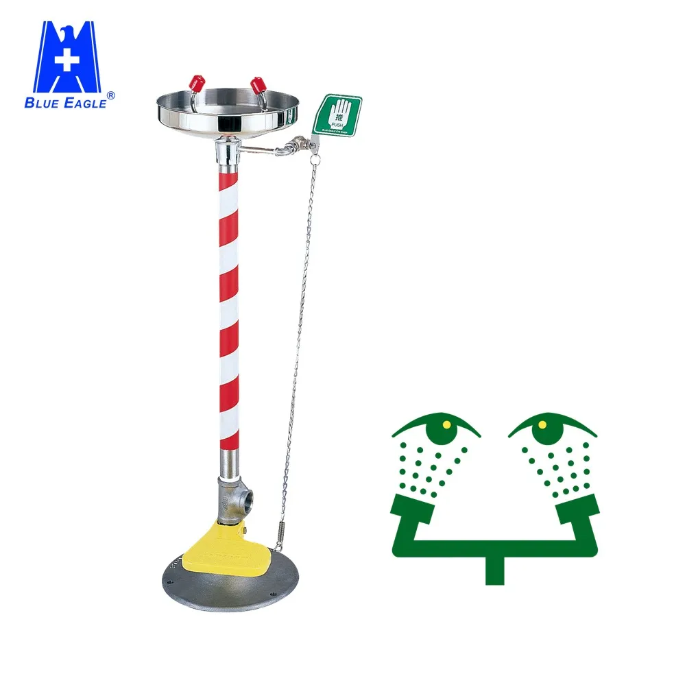 Blue Eagle Lab Safety Eye Protective Emergency Eye Wash Station