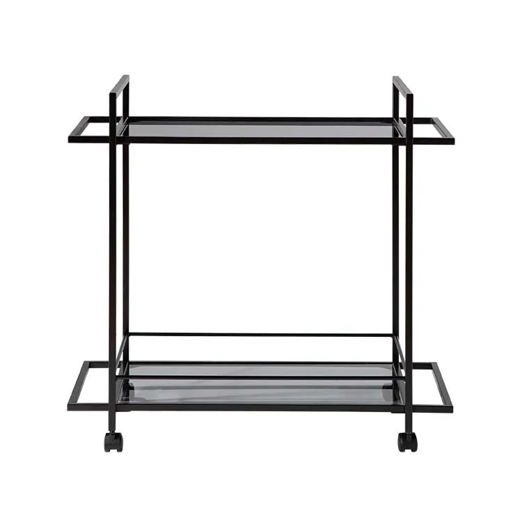 Household Drinks Trolley Kitchen Serving Cart Mobile Sideboard Cabinet