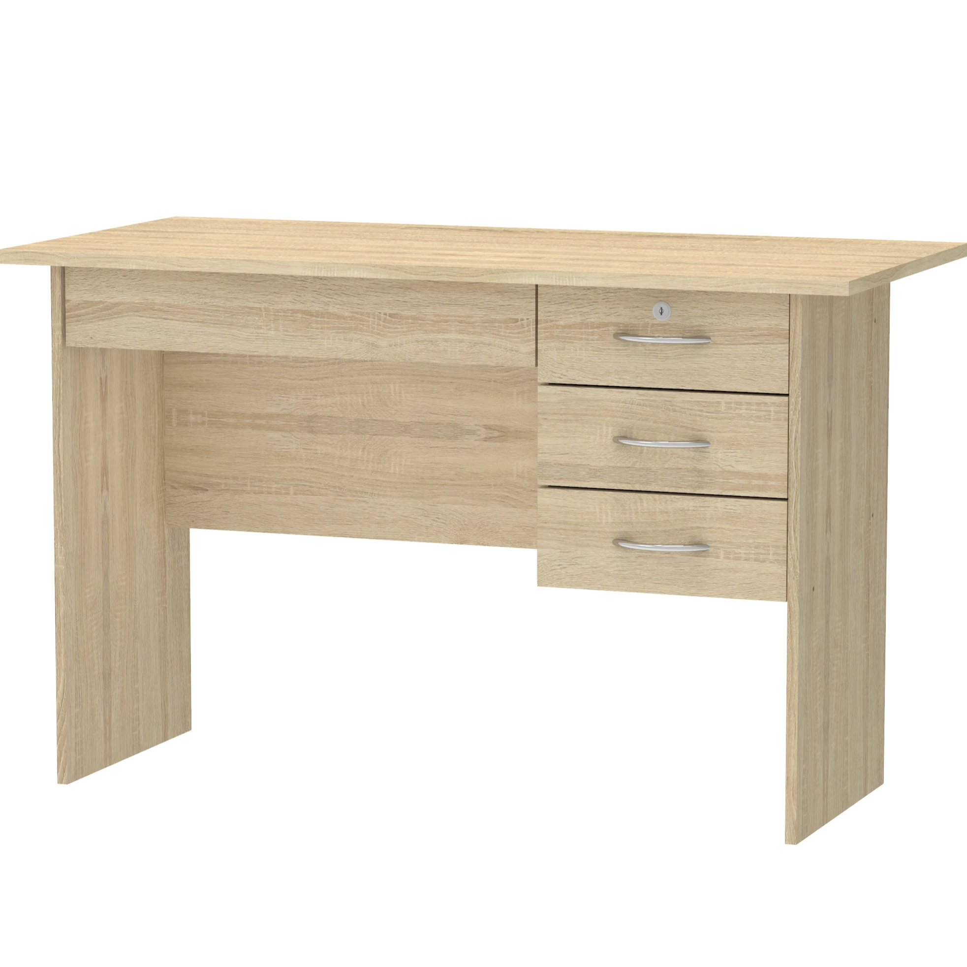 Стол офисный компьютерный стол для учебы с 3 ящиками дизайнерский современный простой сделано в Малайзии 1302