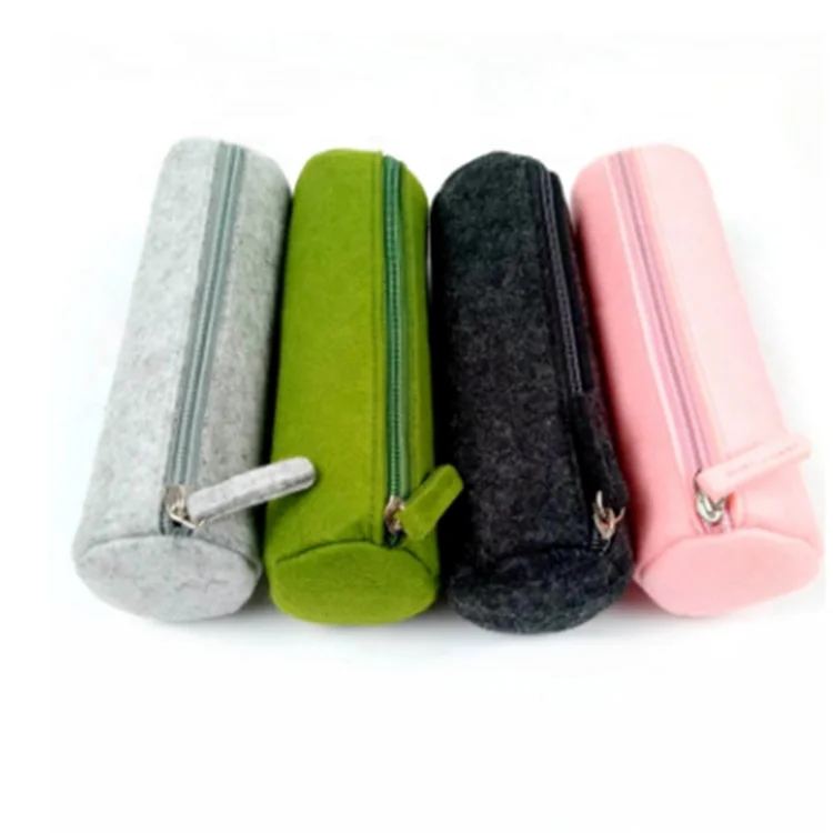 Заводская поставка большой емкости ручной работы Многофункциональный серый фетровый пенал