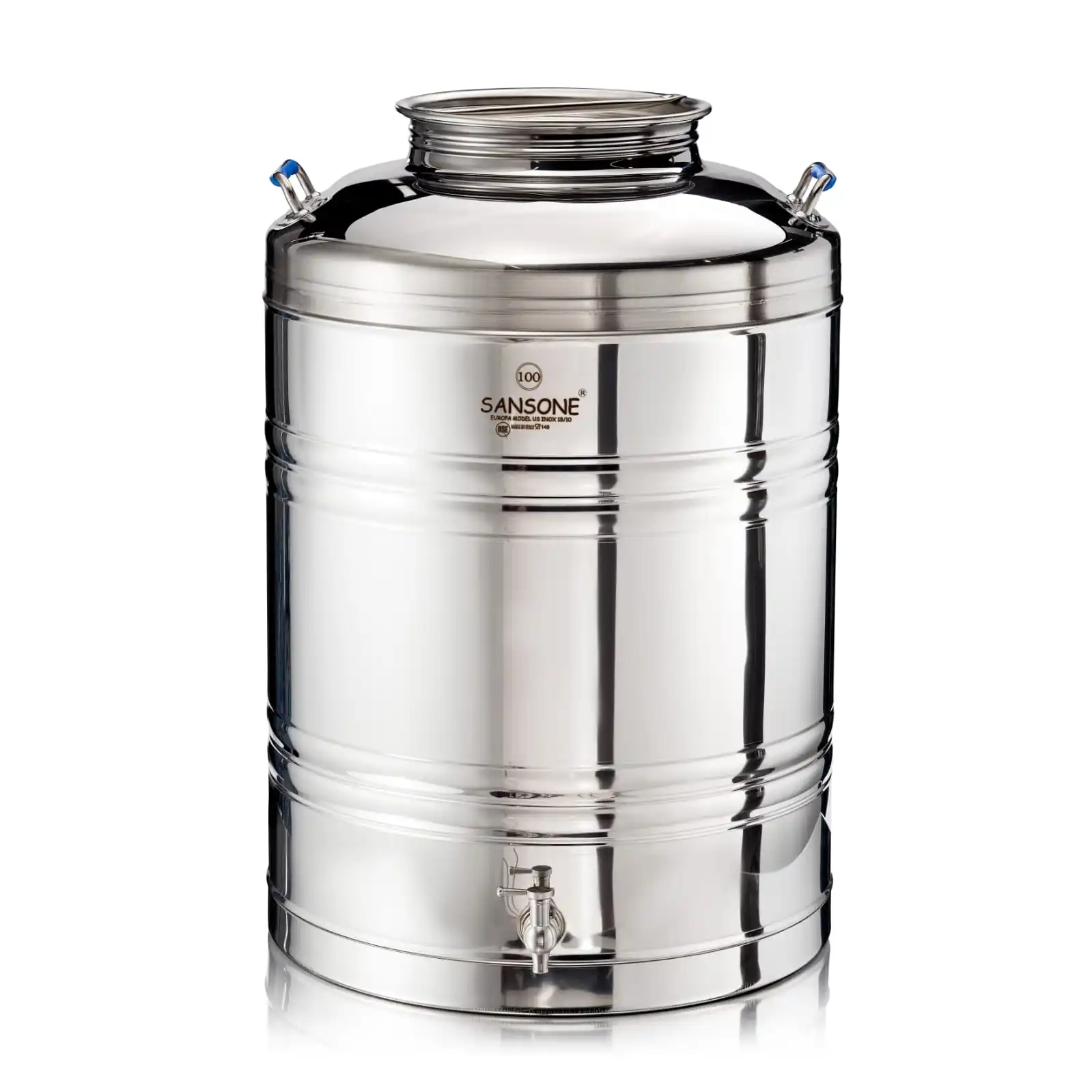 STAINLESS STEEL DRUMS EUROPA MODEL 100 LT TIG WELDED