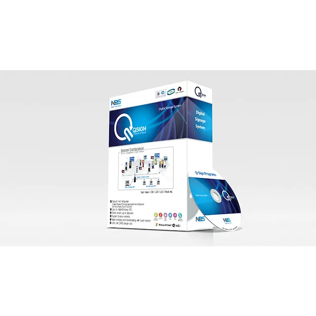 Simple to learn and use Digital Signage Solution User friendly Q-Sign Made In Korea