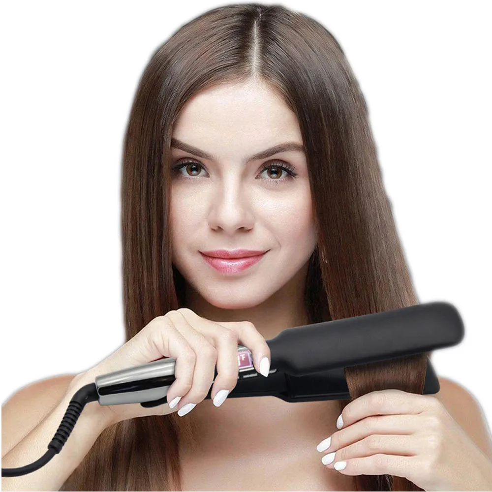 OEM/ODM factory ceramic hair straightener Instant Heating salon performance Dual Voltage flat iron 450F