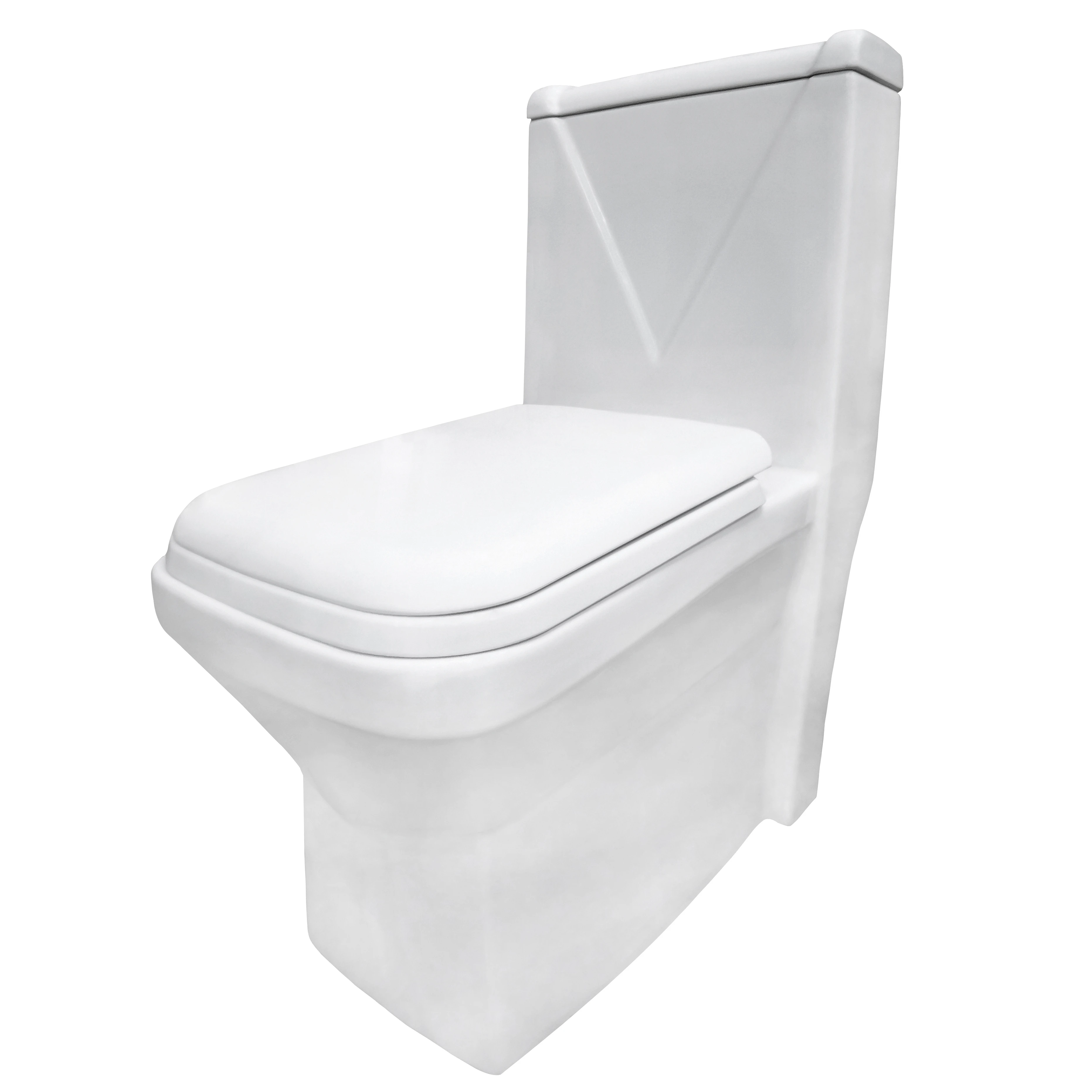 Goodone Pedestal Squat Tall One Piece Pissing Ceramic Pottery Toilet WC Pan