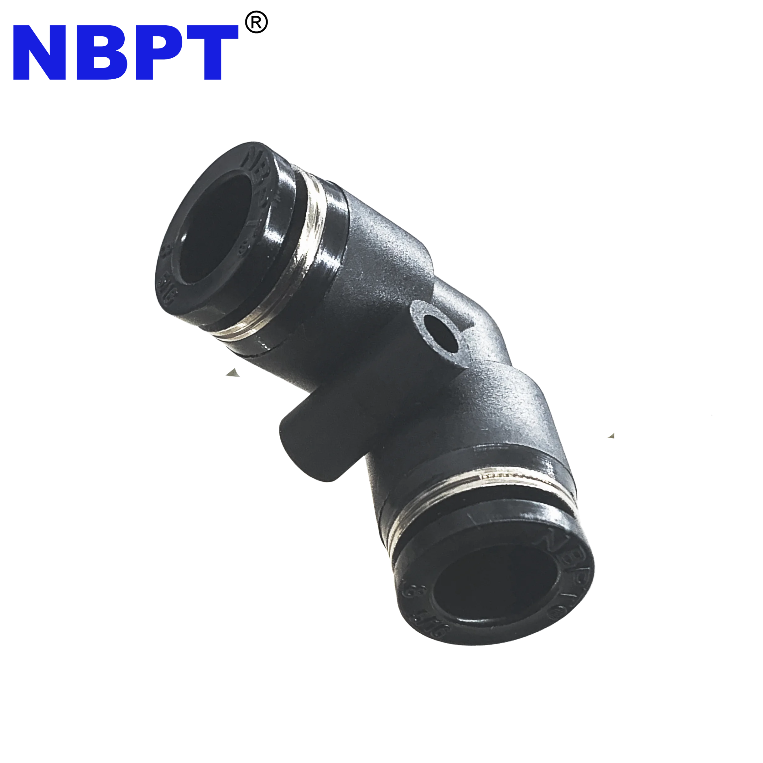 PV 8 мм Пневматический трубчатый фитинг пластиковый Юнион Локоть L соединитель трубный шланг Push In One Touch быстроразъемный соединитель