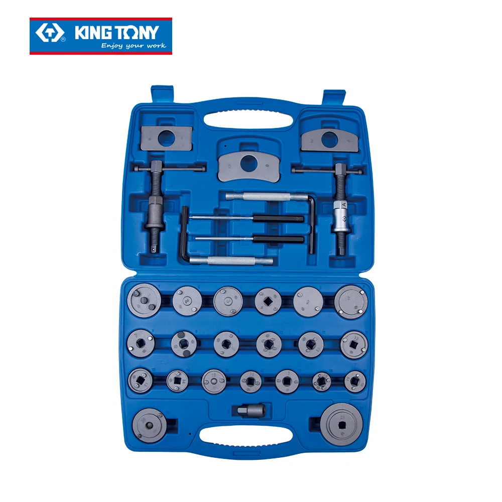 KING TONY 31 PCS Universal Disc Brake Wind-Back Tool Set 9BC23