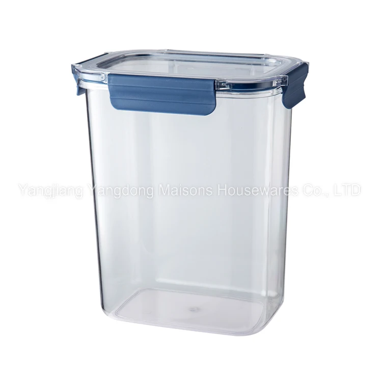 Maisons 6piece 1.8L PET Leak-proof Kitchen Storage Cereal Containers Set BPA free Food Storage Containers