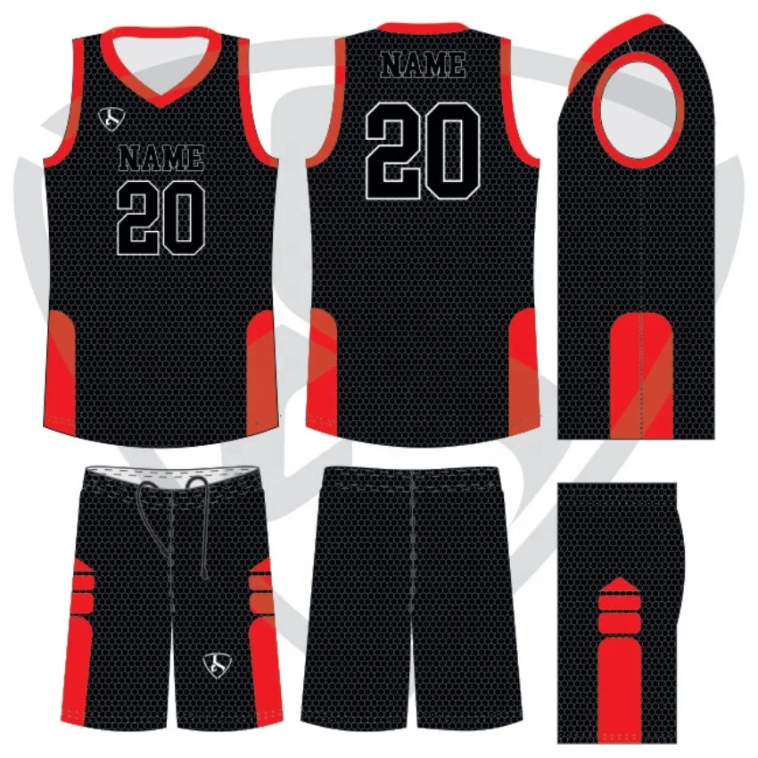 Custom Unique Design High End Quality Cheap Sublimation Quick Dry Basketball Jersey Uniform For Men