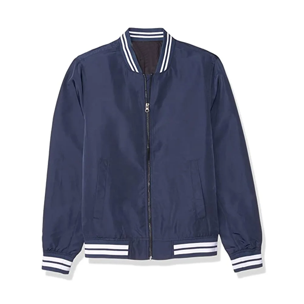 Custom Embroidery Silk Satin Fashion Letter Man Basketball Jackets