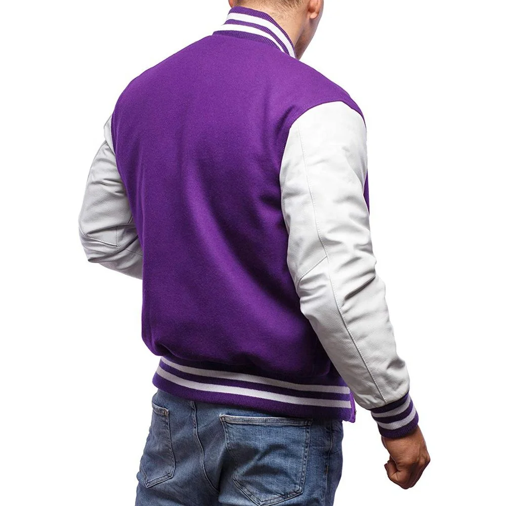 High Quality Custom Made Varsity Jacket/Letterman/baseball Jackets with Chenille patches/Embroidered Jacket