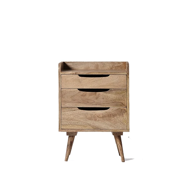 
Most Wanted Randall Bed Side Solid Teak or Mahogany Wood Bedroom Furniture 