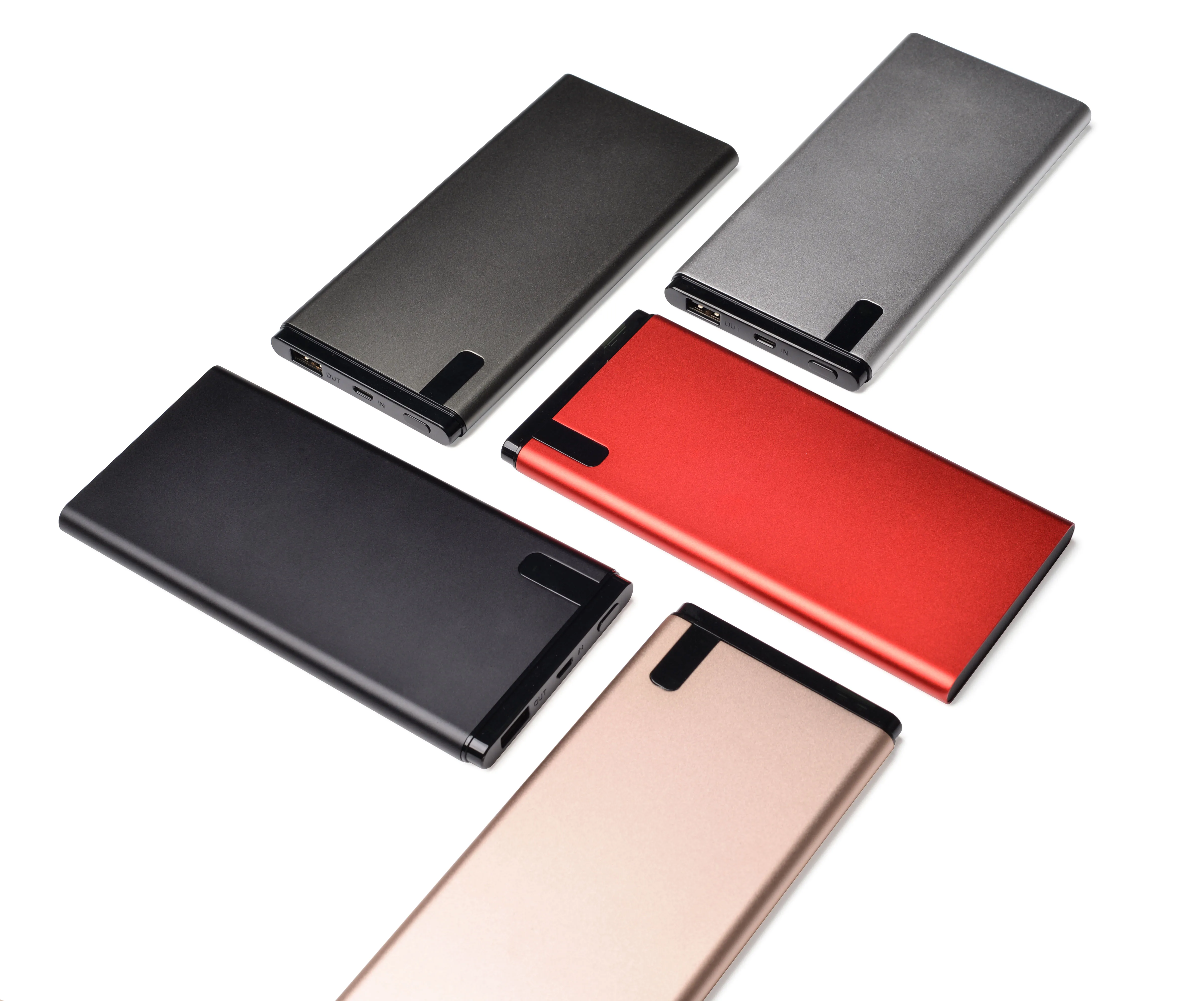 
Slim 8000mAh polymer Power bank aluminum shell fast charging bank hiper battery LCD display Power Bank for mobile phone 
