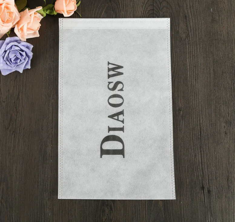 
eco friendly Customs Recycled cheap Shopping pp non woven fabric grocery bag With Printing Logo non woven bag drawstring 