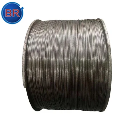 DIN Standard High Tensile 6xK41WS+IWRC Compacted Strand 16mm Ungalvanized Steel Wire Rope