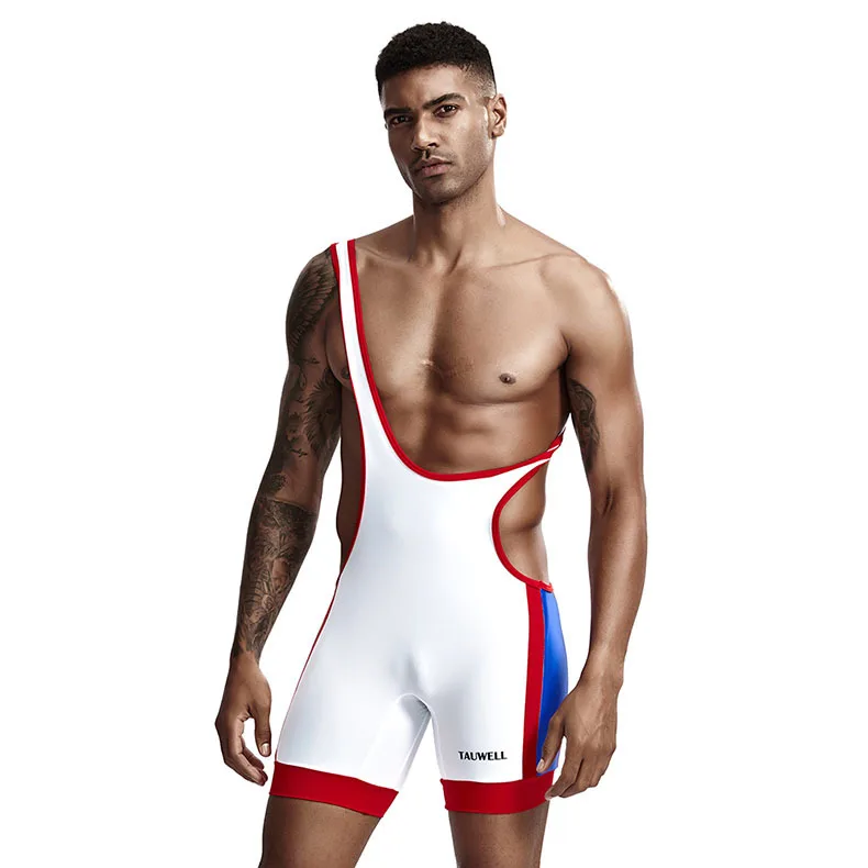 Men Undershirts Leotard Sports Wrestling Singlet Body Shaper Corset Bodysuits Underwear Bodybuilding Jumpsuits