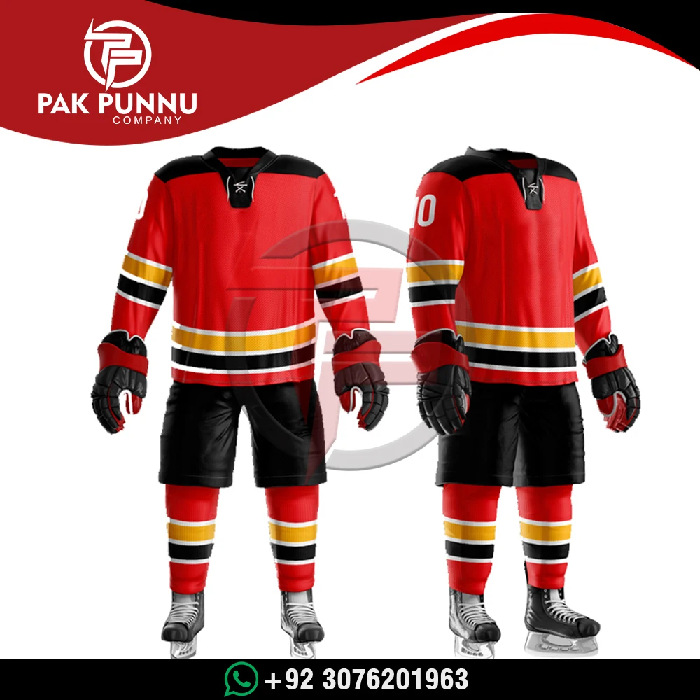 New arrived Low rate Best material ice hockey uniform wholesale supplier