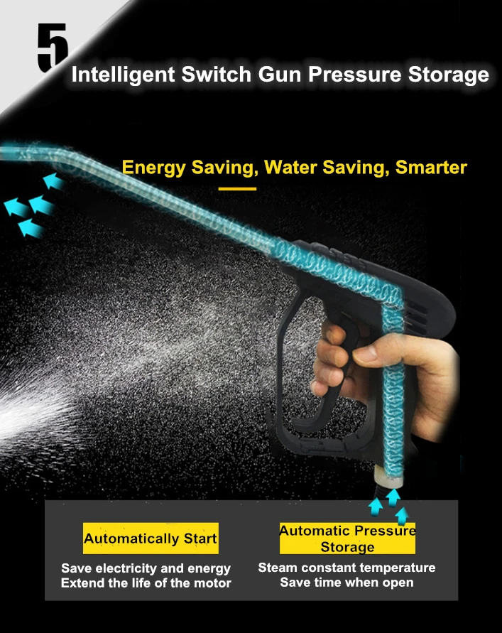 Adjustable dry & wet steam engine wash accesorios para carros equipment car wash kit