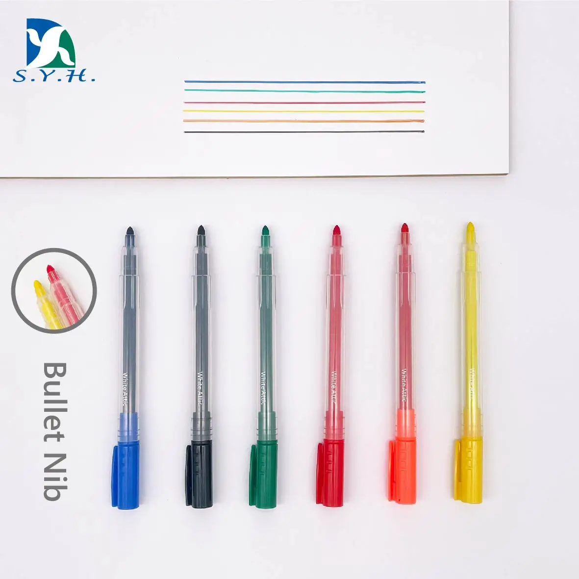 Colorful whiteboard marker set  wood eraser  water e whiteboard pen