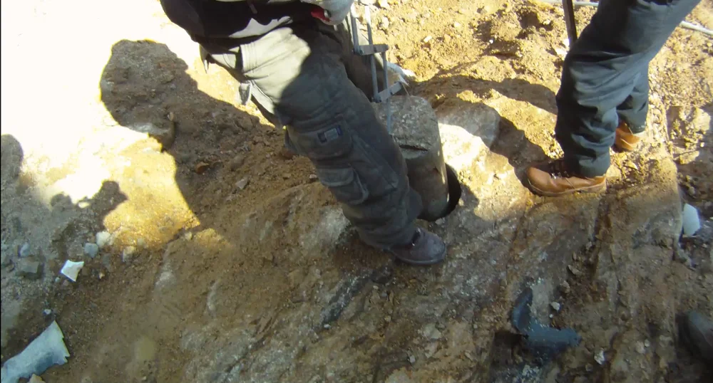 South Korea Hydraulic Core Drill Excavator Attachment