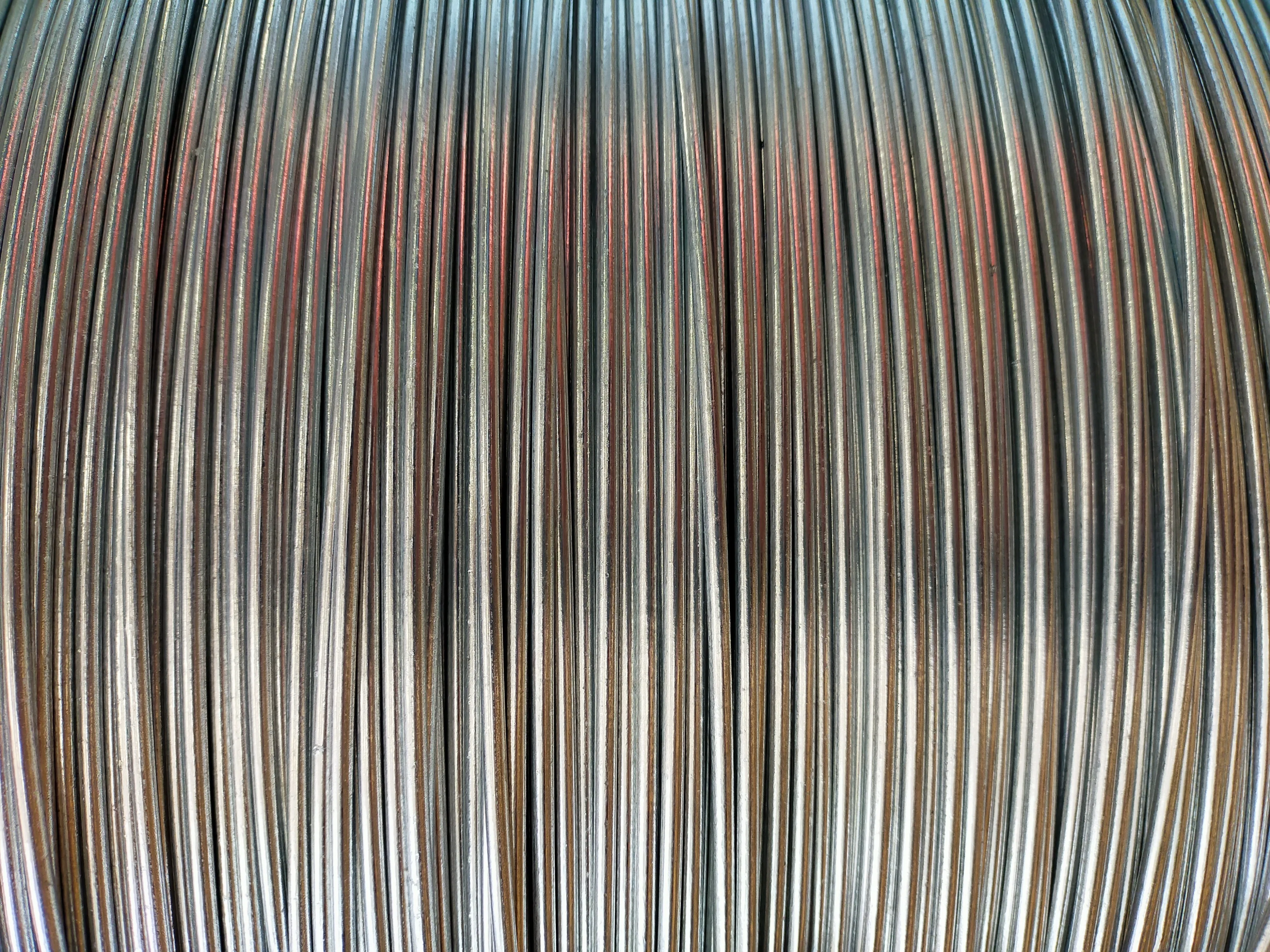 Top quality Italian zinc-aluminium steel wire diam. 2.40 mm for vineyards plants