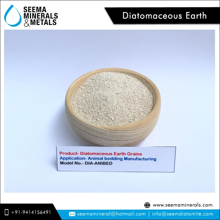 Exclusive Selling Best Grade Natural Diatomaceous Earth Grains for Animal Bedding at Least Price