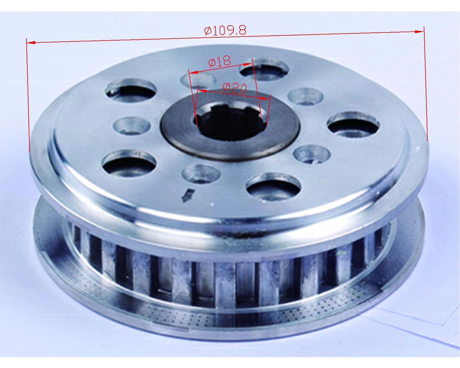 Сцепление для мотоцикла Taizhou Yizhao, серия Platen, номер модели CG-125-5