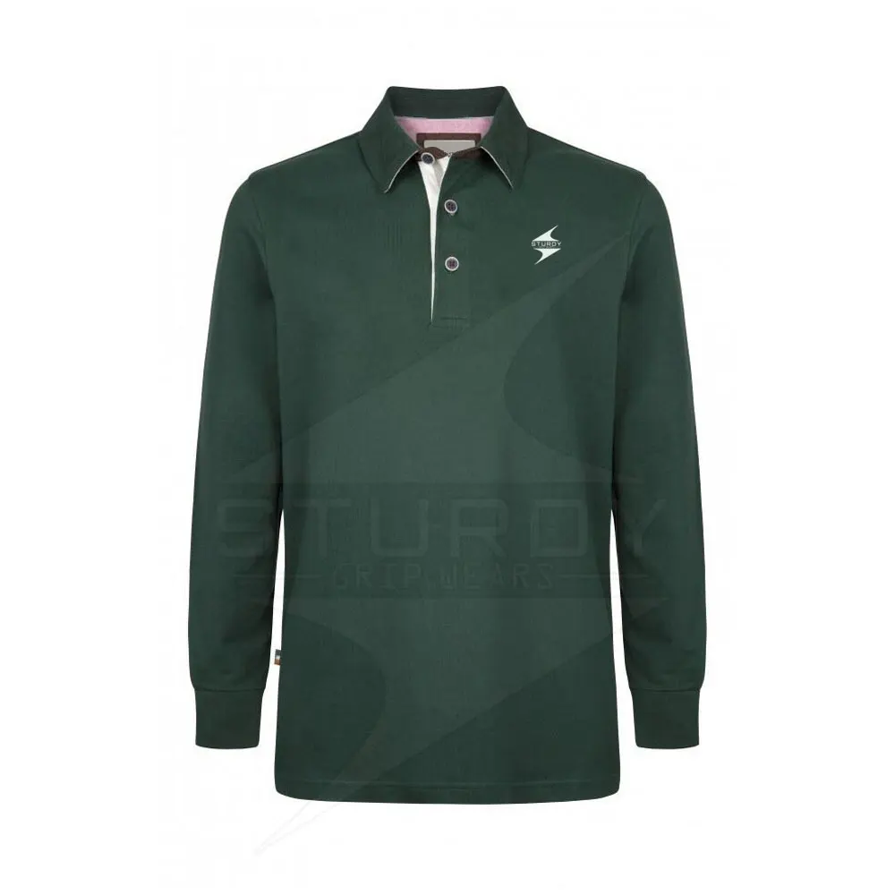 Быстросохнущие мужские трикотажные изделия для регби хлопковая ткань окрашенные полосы длинные