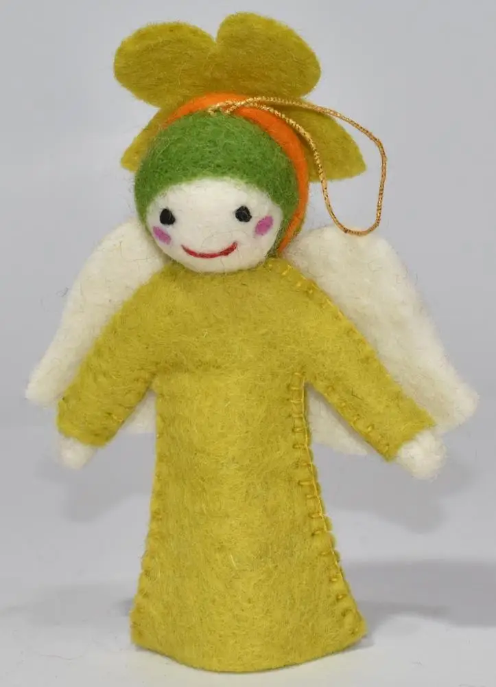 Doll felted, Woolen fairy doll made from 100% new Zealand wool, Fair made doll for decoration and children to play