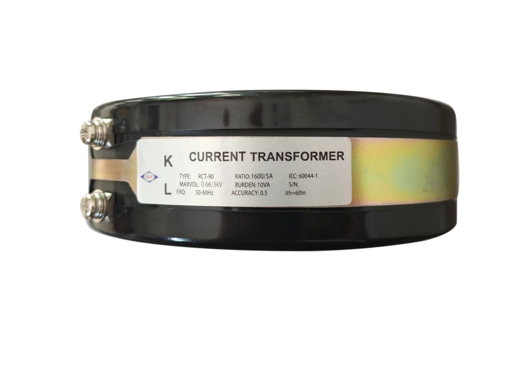 Трансформатор тока круглая пластиковая коробка с базовым разделенным сердечником Измерение