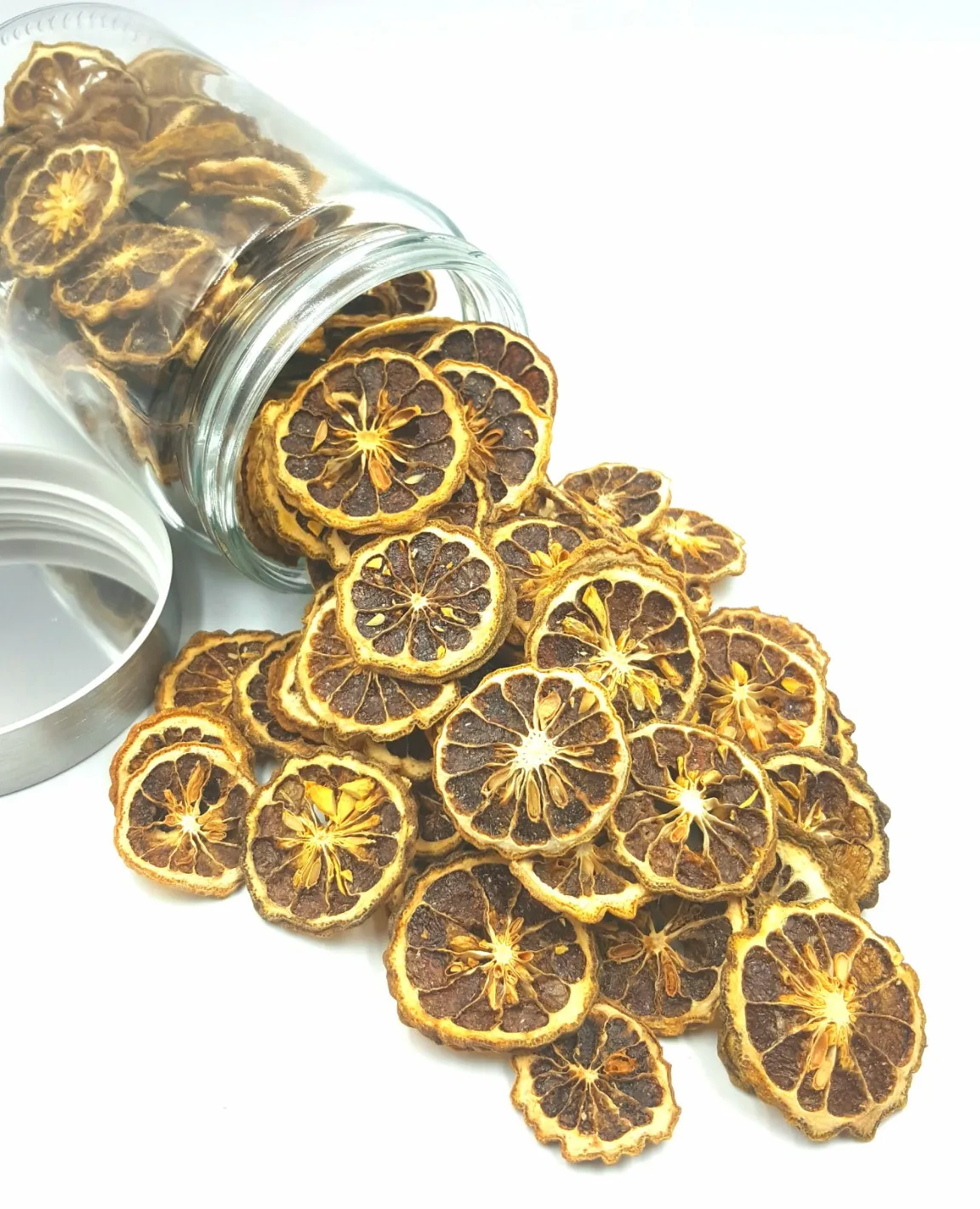 Citrus Hystrix Lime Nature Handicraft Bergamot Slice Thailand Kaffir Dried Fruit Vegetable Nothing Else No Chemical