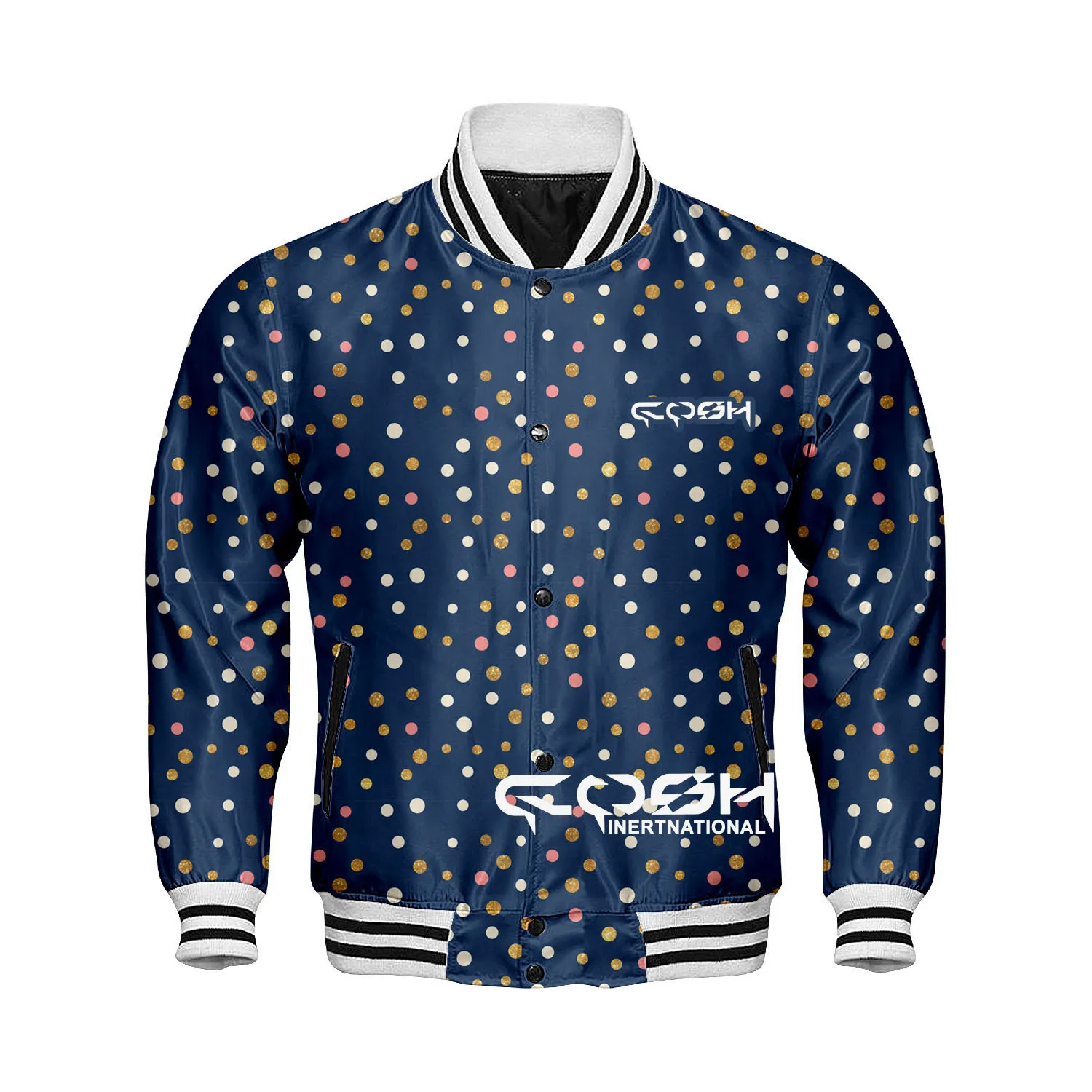 Highquality Sublimation Printed Baseball Jacket Sports And team Wear Windproof Letterman Pullover Jacket Vendor From Pakistan