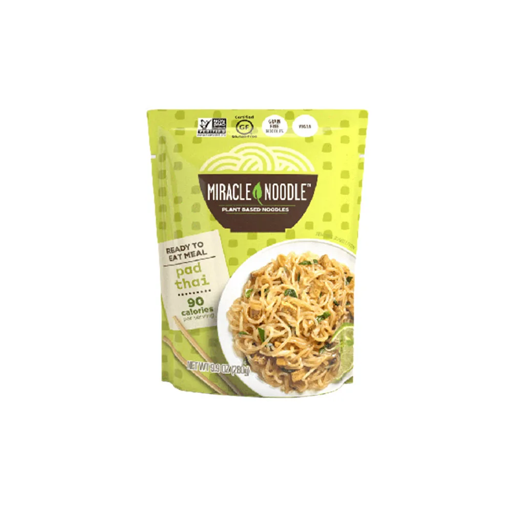 Ready to Eat Pad Thai Vegan Noodle Easy To Prepare Plant Based Healthy Noodles 280g Non GMO Food Low Fat Diet
