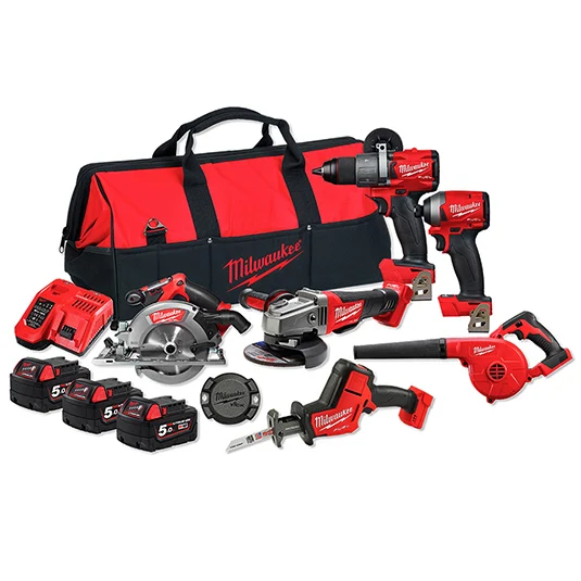  Оригинальный MilwaukeeS 2695-15 M18 комплекты электроинструментов 18 в Беспроводной литий-ионный 15-инструмент комбинированный комплект